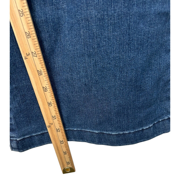 Sofia Jeans by Sofia Vergara Womens Size 18 Melisa High Rise Flare Blue Wide Leg - Picture 14 of 16